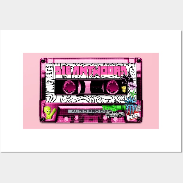 Die Antwoord Cassette Wall Art by Big Tees